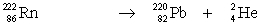 <strong>Which one of the following equations correctly represents alpha decay of ?</strong> A) B) C) D) E)