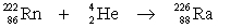 <strong>Which one of the following equations correctly represents alpha decay of ?</strong> A) B) C) D) E)