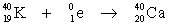 <strong>Which one of the following equations correctly represents positron decay of ?</strong> A) B) C) D) E)