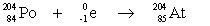 <strong>Which one of the following equations correctly represents electron capture by the nucleus?</strong> A) B) C) D) E)