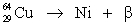 Fill in missing sub- and superscripts for all particles to complete the following equation for positron decay.