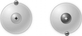 The following figure shows two hydrogen atoms. How many covalent bonds will form between these two atoms?