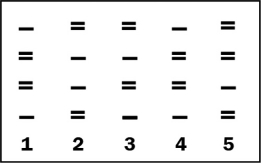 <strong>You are shown the following result of gel electrophoresis.Column 1 represents the suspect's blood.Column 2 represents the victim's blood.Which column represents a mixture of the suspect's and victim's blood? </strong> A) 3 B) 4 C) 5 D) A mixture is not represented in this DNA fingerprint.