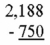 Fill in missing number: