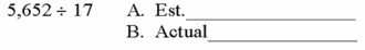 Divide by long division: