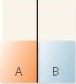 <strong>A flask contains two compartments (A and</strong> A) B) B)with equal volumes of solution separated by a semipermeable membrane. Which diagram represents the final level of the liquids if A is initially a 10% (w/v)glucose solution and B is initially a 20% (w/v)glucose solution? C)