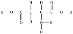<strong>Aspartic acid is an amino acid used to synthesize proteins. How many polar bonds are in the aspartic acid structure shown below? </strong> A)4 B)6 C)9 D)12 E)15