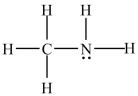 The molecule below is a polar molecule.