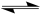 When writing Lewis structures, the symbol below is placed between resonance structures.