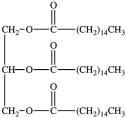 <strong>Which lipid has the lowest melting point?</strong> A) B) C) D)