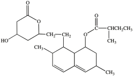 <strong>Lovastatin (structure shown)was the first statin drug to be marketed and used for lowering blood cholesterol. How many chirality centers are present in lovastatin? </strong> A)4 B)7 C)8 D)9 E)There are more than ten (10)chirality centers in lovastatin.