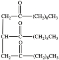 <strong>A tube of lipstick lists capric triglyceride among its ingredients. Capric triglyceride is a simple triacylglycerol containing capric acid, a 10-carbon saturated fatty acid. Which of the structures below represents capric triglyceride?</strong> A) B) C) D)