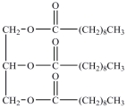<strong>A tube of lipstick lists capric triglyceride among its ingredients. Capric triglyceride is a simple triacylglycerol containing capric acid, a 10-carbon saturated fatty acid. Which of the structures below represents capric triglyceride?</strong> A) B) C) D)
