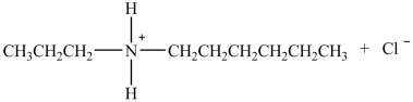 <strong>What products are formed when the amine below reacts with HCl? </strong> A) B) C) D)