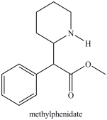 <strong>Methylphenidate (Ritalin)is a drug used to treat attention deficit hyperactivity disorder (ADHD). Which type of nitrogen heterocycle is present in methylphenidate? </strong> A)pyridine B)pyrrole C)pyrrolidine D)piperidine
