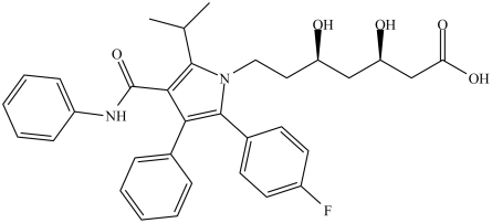 <strong>Atorvastatin (structure shown)is the active ingredient in Lipitor, a drug classified as a statin, used for lowering blood cholesterol. Which of these functional groups is not present in atorvastatin? </strong> A)carboxylic acid B)benzene C)ketone D)amine E)amide
