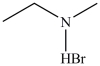 <strong>What are the products in the acid-base reaction shown below? </strong> A) B) C) D)