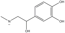 <strong>At the pH of the aqueous environment of the cells, amines exist in their ionized (charged)form. Which of the following properly represents how epinephrine exists in the cell? </strong> A) B) C) D)
