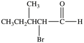 <strong>Which is the structure of 3-bromo-2-methylbutanal?</strong> A) B) C) D)