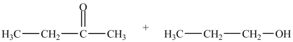 <strong>What is the acetal formed in the reaction below? </strong> A) B) C) D)