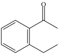 <strong>What is the name of the compound below? </strong> A)2-ethylbenzenone B)2-ethylacetophenone C)2-ethylacetobenzone D)2-ethylphenone