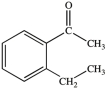 <strong>What is the name of the compound below? </strong> A)2-ethylbenzenone B)2-ethylacetophenone C)2-ethylacetobenzone D)2-ethylphenone
