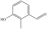 <strong>What is the structure of 3-hydroxy-2-methylbenzaldehyde?</strong> A) B) C) D)