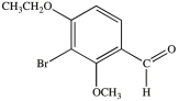 <strong>What is the name of the compound below? </strong> A)3-bromo-4-ethyl-2-methylbenzaldehyde B)3-bromo-4-ethoxy-2-methoxybenzaldehyde C)1-bromo-2-ethoxy-6-methoxy-3-benzaldehyde D)3-bromo-4-ethoxy-2-methoxyphenal