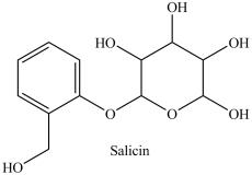 <strong>Salicin is a naturally occurring pain reliever isolated from the bark of willow trees. Which statement concerning the functional groups present in salicin is incorrect? </strong> A)It contains an acetal. B)It contains an alcohol. C)It contains a hemiacetal. D)It contains a phenol.