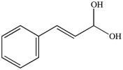 <strong>What product results when cinnamaldehyde is oxidized? </strong> A) B) C) D)