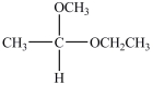 <strong>When the hemiacetal below reacts with ethanol, what acetal is formed? </strong> A) B) C) D)