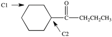 <strong>Which, if any, of the labeled carbon atoms in the compound below is a chirality center? </strong> A)C1 is a chirality center and C2 is not a chirality center. B)C1 is not a chirality center and C2 is a chirality center. C)C1 and C2 are both chirality centers. D)Neither C1 nor C2 are chirality centers.