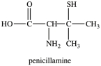 <strong>Penicillamine is used to treat arthritis. How many chirality centers are present in penicillamine? </strong> A)0 B)1 C)2 D)3 E)more than 3