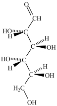 <strong>Which structure represents the three-dimensional structure of the Fischer projection shown? </strong> A) B) C) D)