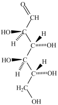 <strong>Which structure represents the three-dimensional structure of the Fischer projection shown? </strong> A) B) C) D)