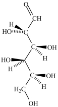 <strong>Which structure represents the three-dimensional structure of the Fischer projection shown? </strong> A) B) C) D)
