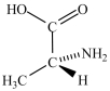 <strong>Alanine, shown below, is a naturally occurring chiral amino acid. Which pair represents the two enantiomers of alanine? </strong> A) and B) and C) and