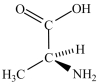 <strong>Alanine, shown below, is a naturally occurring chiral amino acid. Which pair represents the two enantiomers of alanine? </strong> A) and B) and C) and