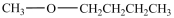 <strong>What is the structure of methoxycyclobutane?</strong> A) B) C) D)