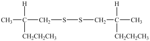 <strong>What product forms when the following disulfide is reduced? </strong> A) B) C) D)