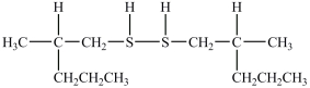 <strong>What product forms when the following disulfide is reduced? </strong> A) B) C) D)