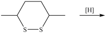 <strong>What dithiol is formed when the cyclic disulfide shown below is reduced? </strong> A) B) C) D)