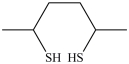 <strong>What dithiol is formed when the cyclic disulfide shown below is reduced? </strong> A) B) C) D)