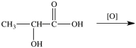 <strong>Lactic acid gives milk its sour taste. What product is formed when lactic acid is oxidized? </strong> A) B) C) D)