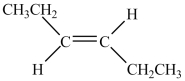 <strong>Which structure is trans-3-hexene?</strong> A) B) C) D)