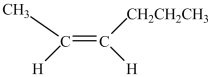 <strong>Which structure is trans-3-hexene?</strong> A) B) C) D)