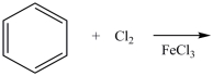 <strong>What product results when benzene undergoes the chlorination reaction below? </strong> A) B) C) D)