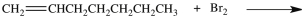 <strong>What product results when 1-heptene undergoes the halogenation reaction shown? </strong> A) B) C) D)