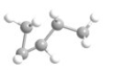 <strong>What is the most preferred arrangement of the atoms in n-pentane?</strong> A) B) C) D)