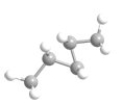 <strong>What is the most preferred arrangement of the atoms in n-pentane?</strong> A) B) C) D)